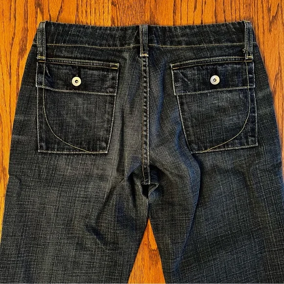 PAPER DENIM & CLOTH • Indigo Low Rise Denim Jeans - Picture 9 of 10